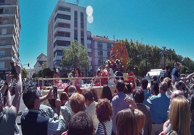 carruaje de la batalla de las flores de Córdoba