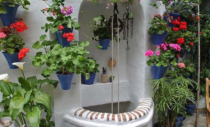 Pozo del patio de postrera en San Basilio
