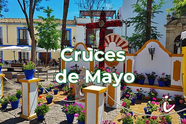imagen de una cruz de las cruces de mayo de Córdoba