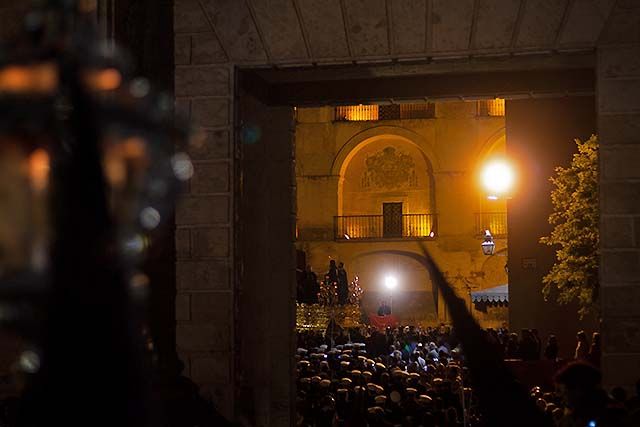 Procesión de la Semana Santa de Córdoba en la Mezquita