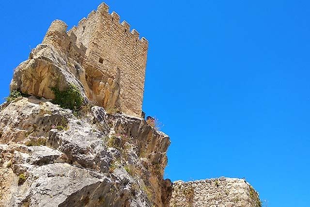 Vistas de la torre del Castillo de Zuheros