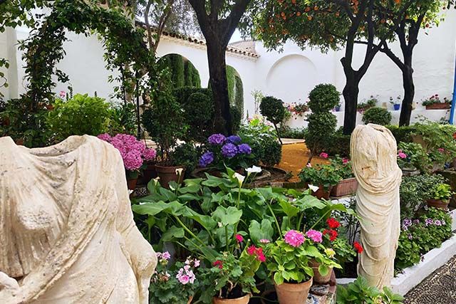 patio del museo Julio Romero de Torres