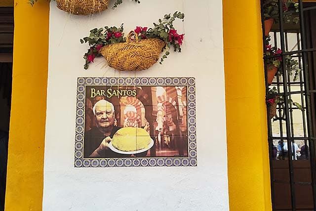 fachada del Bar Santos en Córdoba