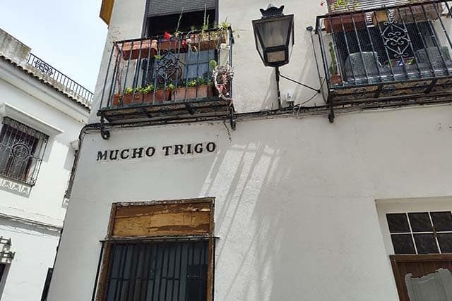 calle Mucho Trigo en Córdoba