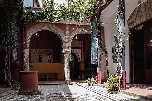 patio de la Casa de Sefarad