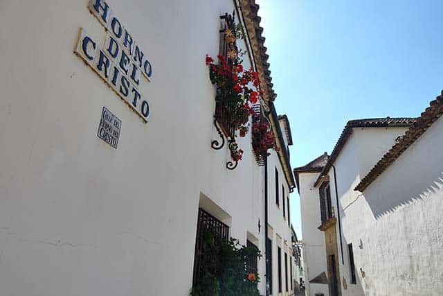 Calle del Horno del Cristo en Córdoba