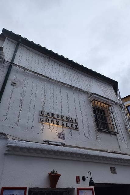 fachada del restaurante Horno San Luis de Córdoba