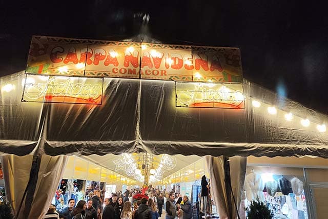 Carpa Navideña Comacor en Avenida de La Victoria de Córdoba