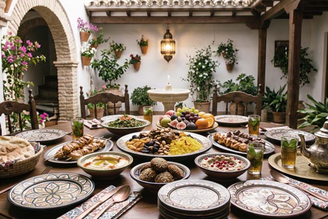 platos tradicionales de cocina árabe en Córdoba